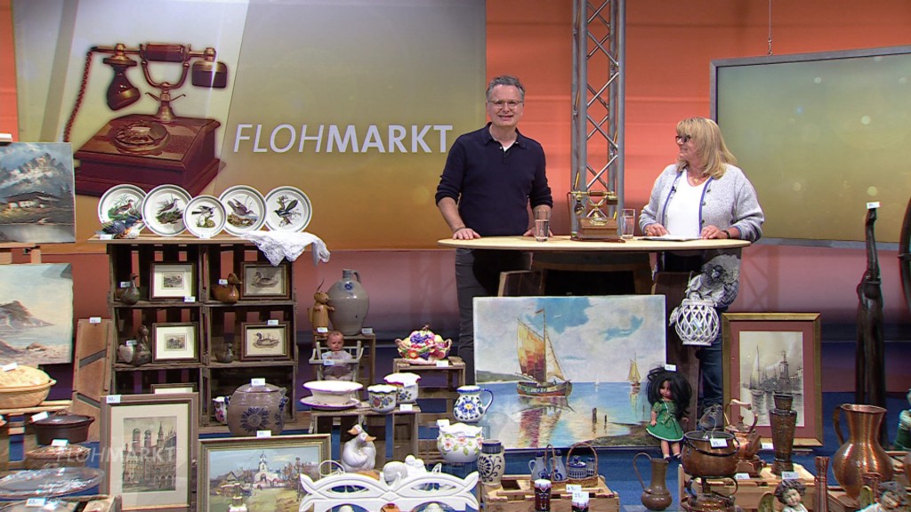 Foto: Michael Friemel und Karin Beck im Studio